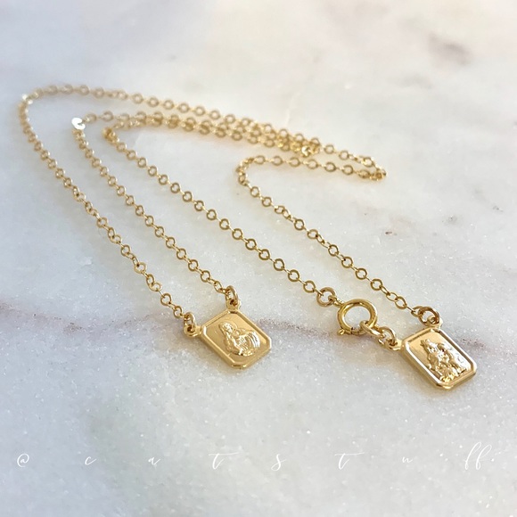 Petite Scapular Necklace - Picture 1 of 14